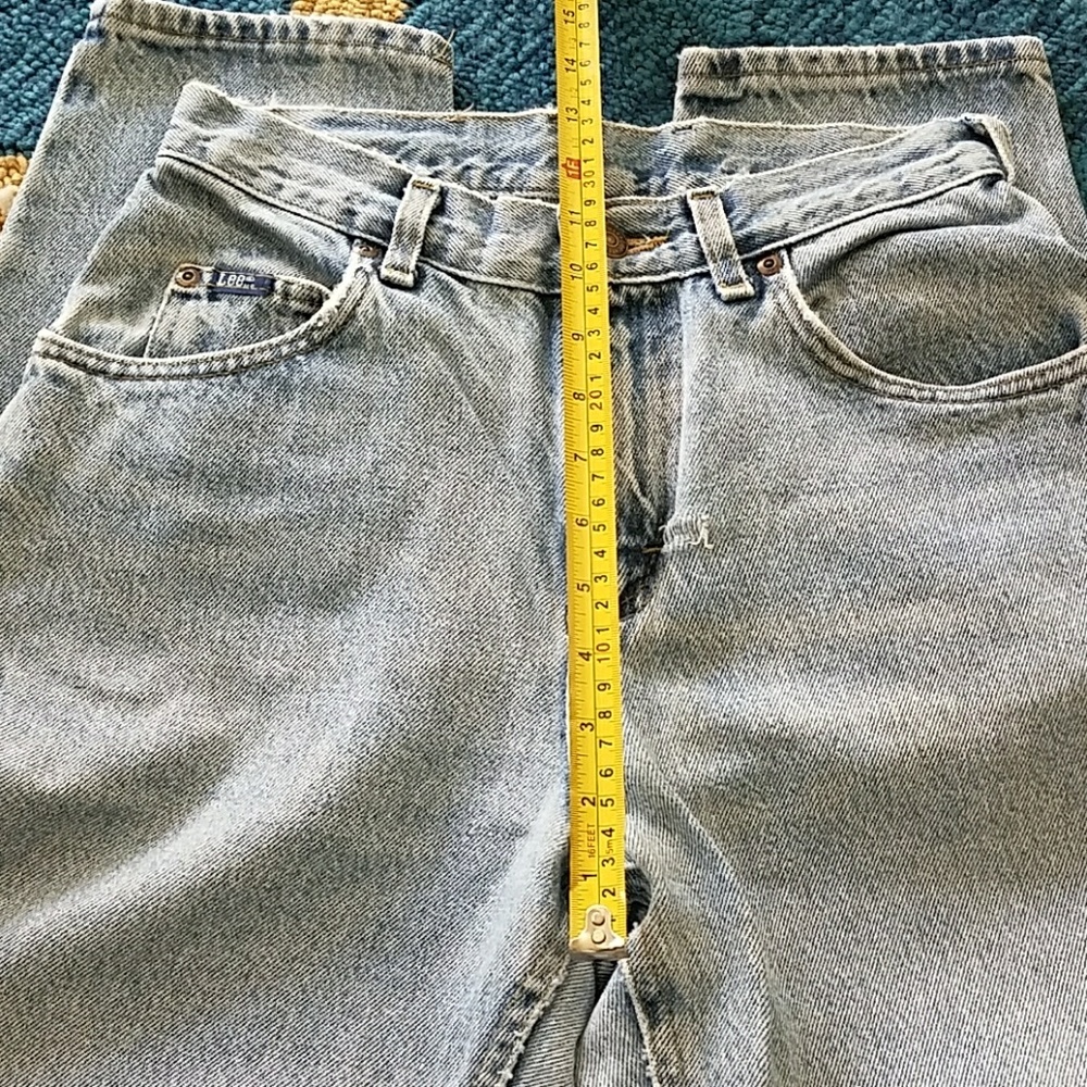 Vintage LEE High waisted Mom Jeans 1980s - Picture 7 of 8